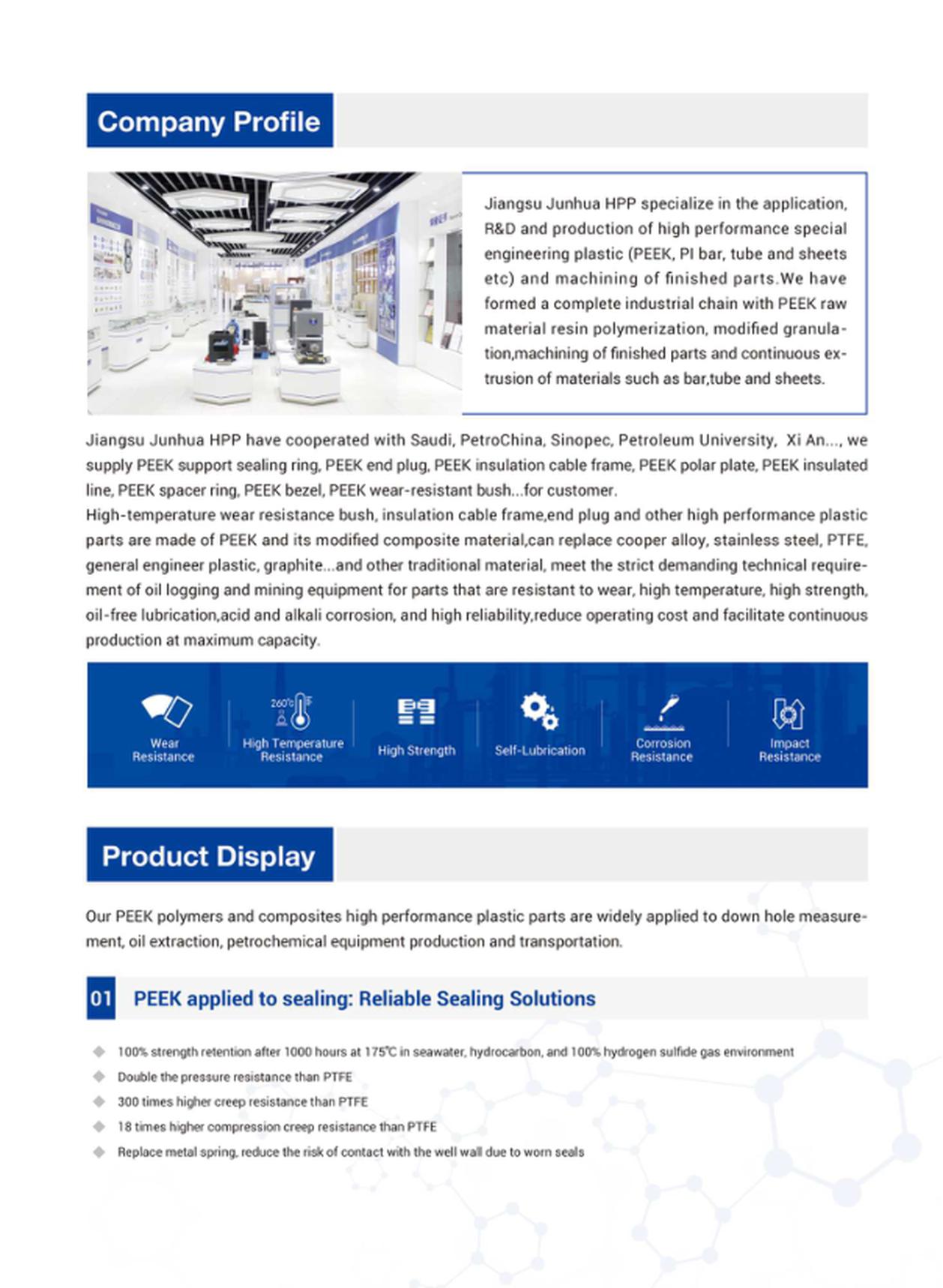 The Application of PEEK in the Petrochemical industry
