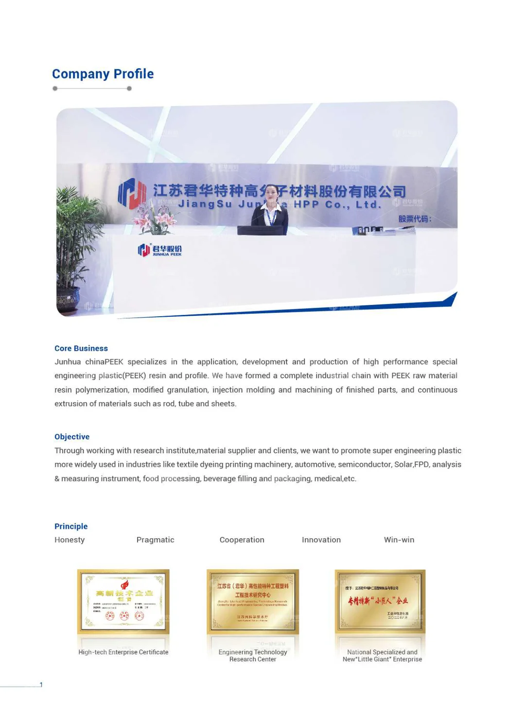 Profile sample book (English)