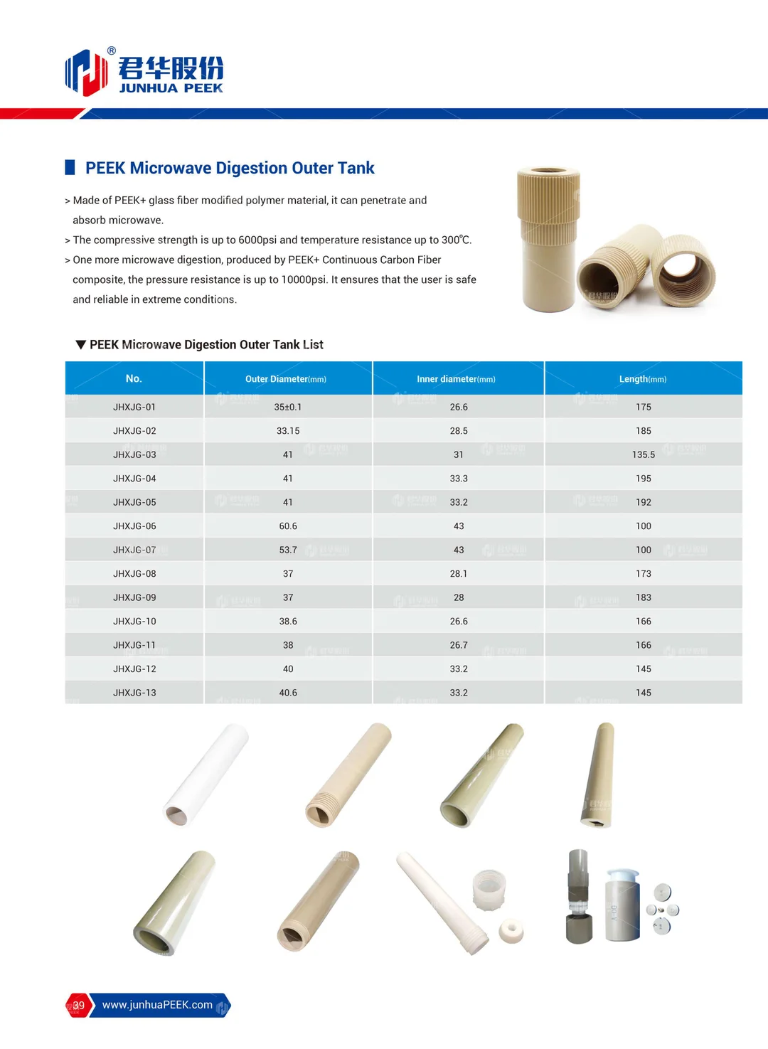 PEEK application in Analytical Instrument