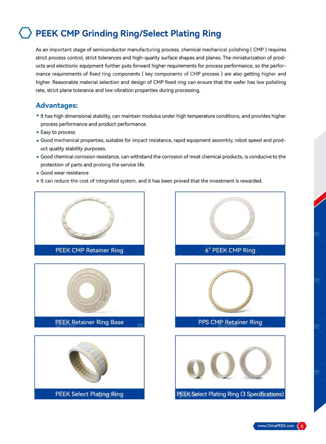 PEEK Applied to Semicon, PV, FPD