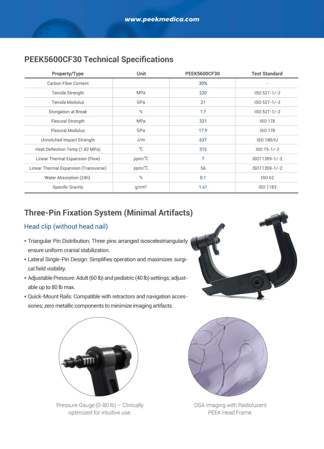 Junhua Medical PEEK Head Frame