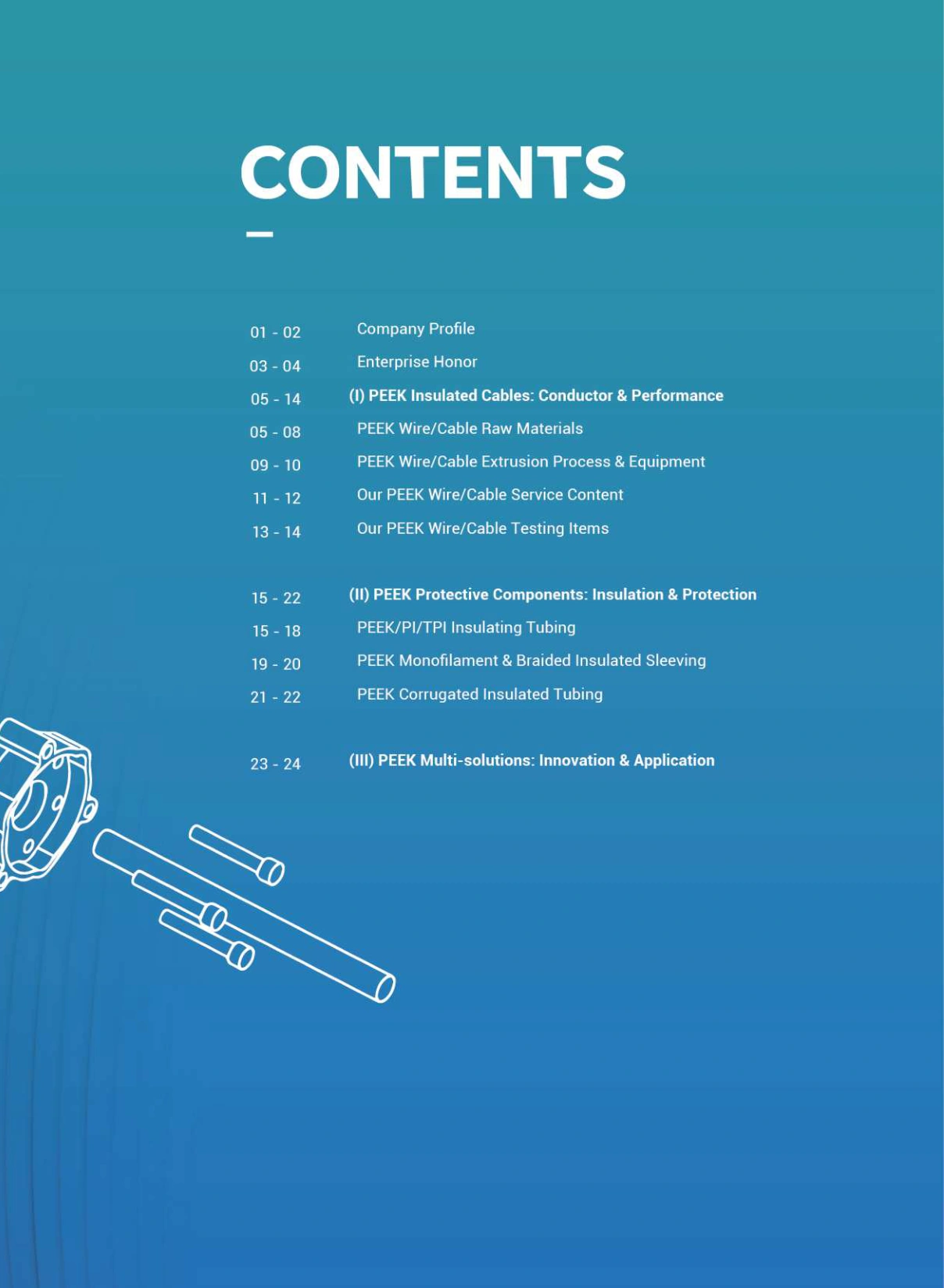 PEEK High-Performance Cable And Insulation Systems