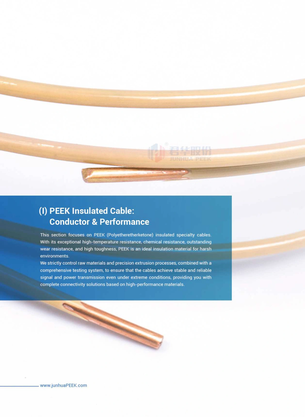 PEEK High-Performance Cable And Insulation Systems
